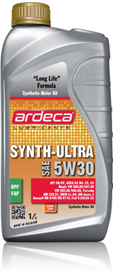 Ardeca SYNTH-ULTRA 5w30 motor oil