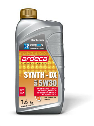 Ardeca SYNTH-DX 5w30 motor oil