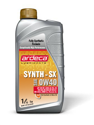 Ardeca SYNTH-SX 0w40 motor oil