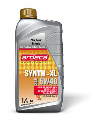 Ardeca SYNTH-XL 5w40 motor oil